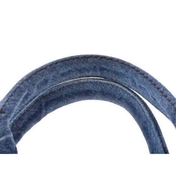 Prada Canapa Tote Bag Denim Blue - Picture 4 of 12